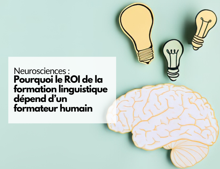 Neurosciences : Pourquoi le ROI de la formation linguistique dépend d’un formateur humain